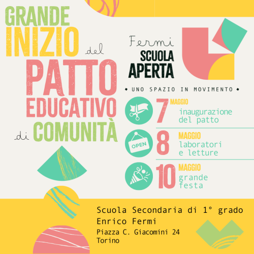 Fermi Scuola Aperta, il Patto Educativo di Comunità prende il via ufficialmente