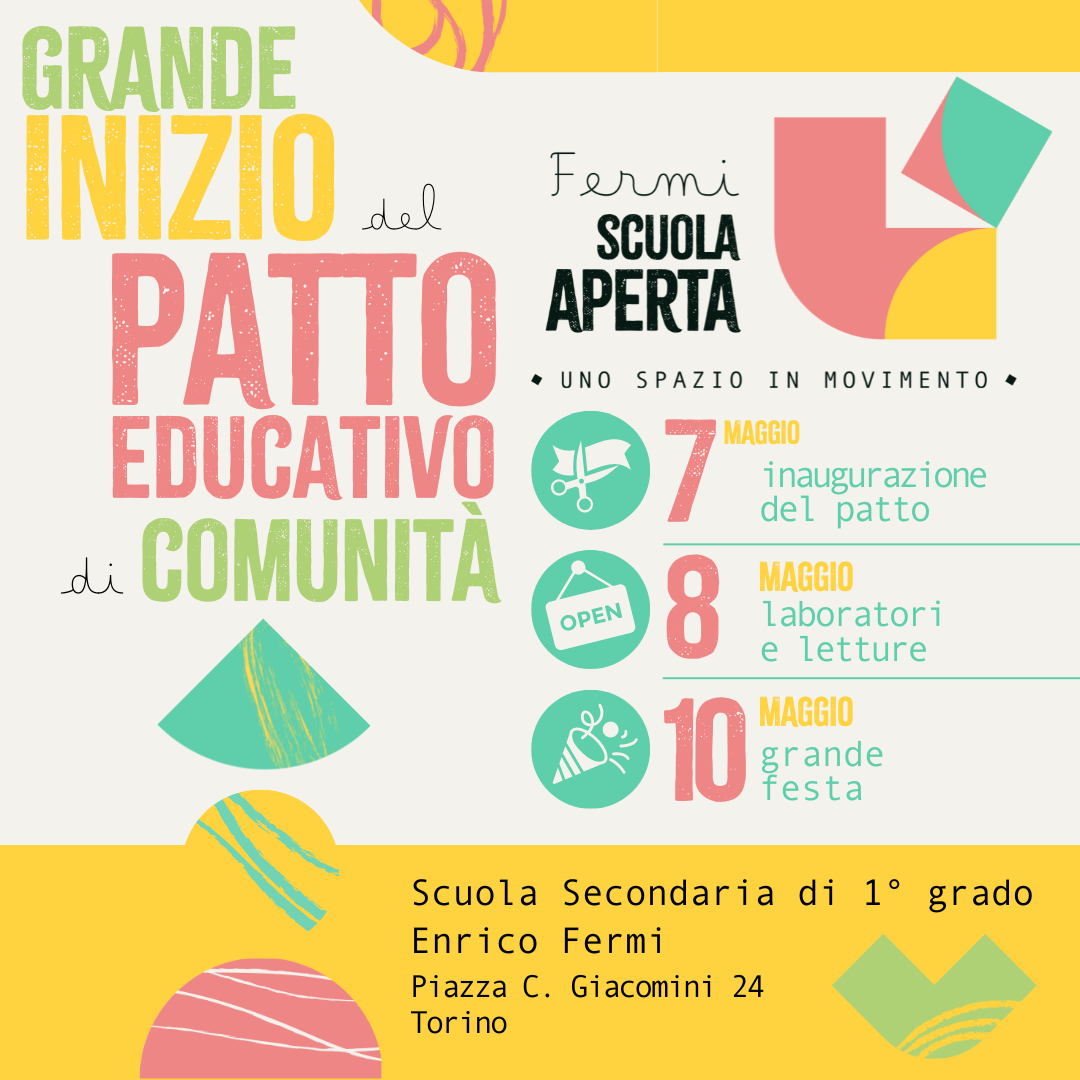 Fermi Scuola Aperta, il Patto Educativo di Comunità prende il via ufficialmente